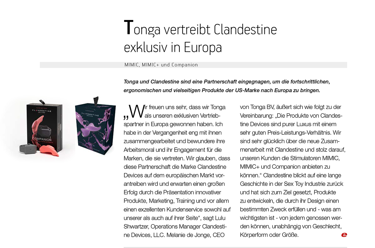 2022-01 eLine - Clandestine